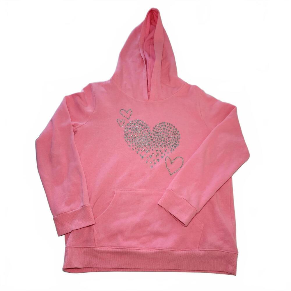 Cat & Jack Girls Pink Hoodie Sweatshirt Size XL (14/16)